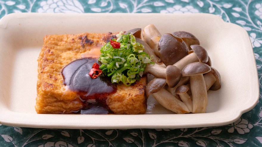 厚揚げのピリ辛オイスターソースがけ