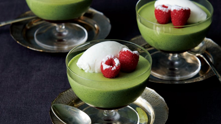 抹茶のババロア