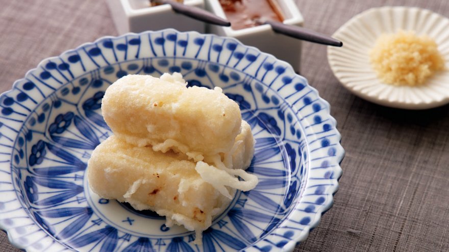 酒かすのデザート天ぷら