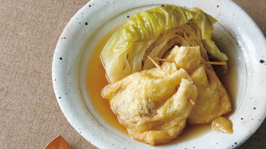 キャベツのおでん風