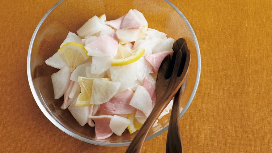 大根のレモンマリネ