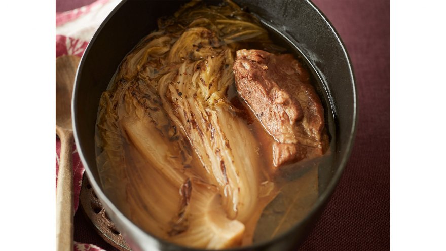 白菜と豚肉のラグー