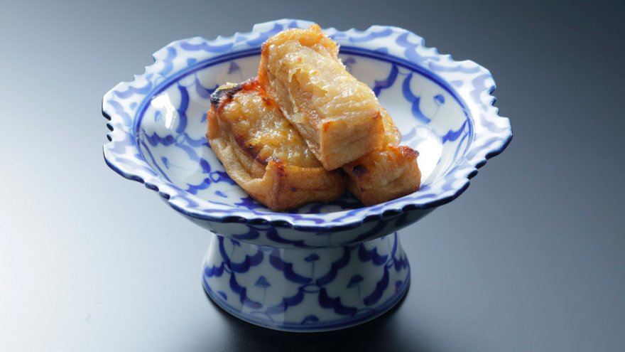 揚げ生麩の柚子みそ田楽