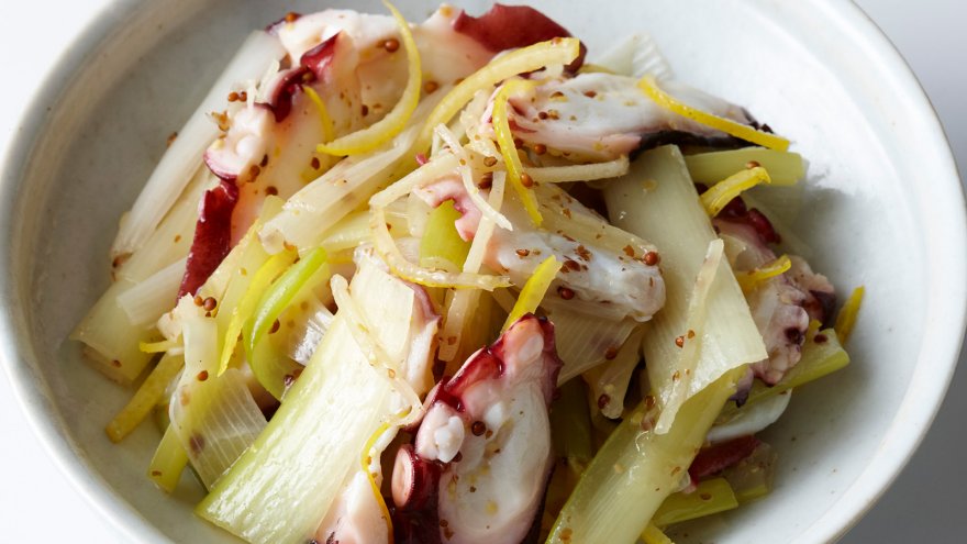 たこのねぎしょうがマリネ