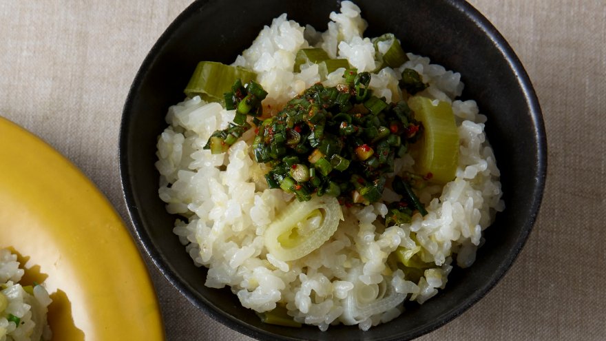 ねぎしょうがご飯 パジャン風