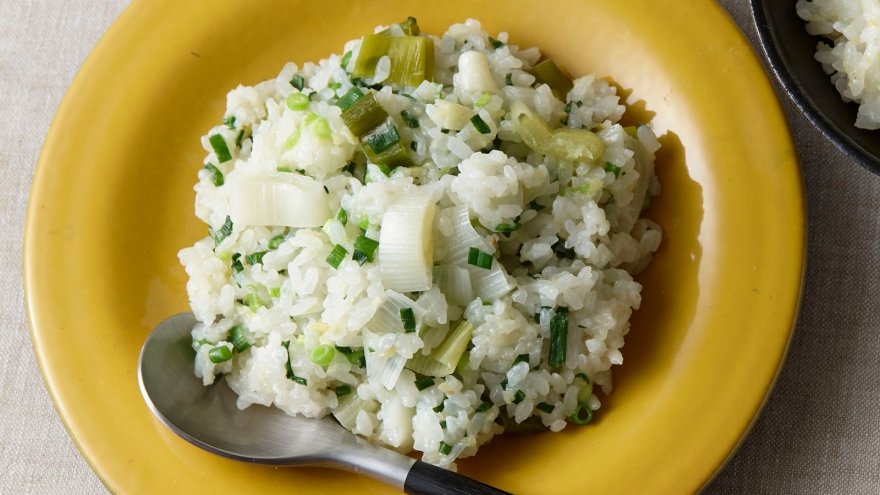 ねぎしょうがご飯 ピラフ風