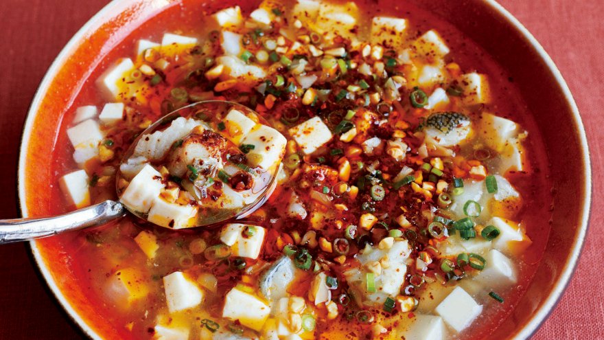 たらと豆腐の白マーボー