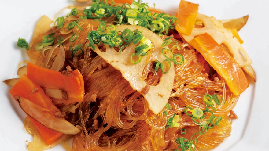 きんぴらそぼろの和風春雨