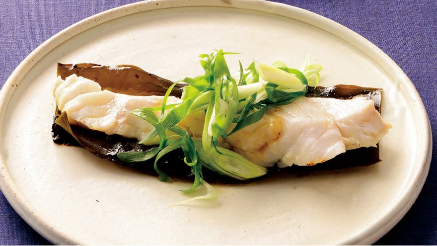 たらの昆布バター蒸し