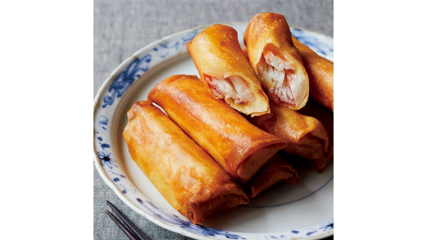 うどとチーズの春巻