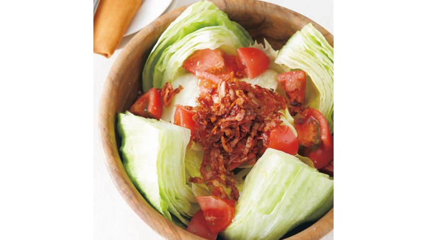 カリカリベーコンのサラダ