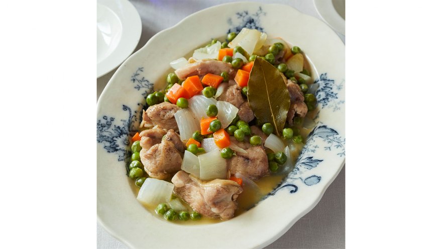 春野菜と鶏肉のバター煮