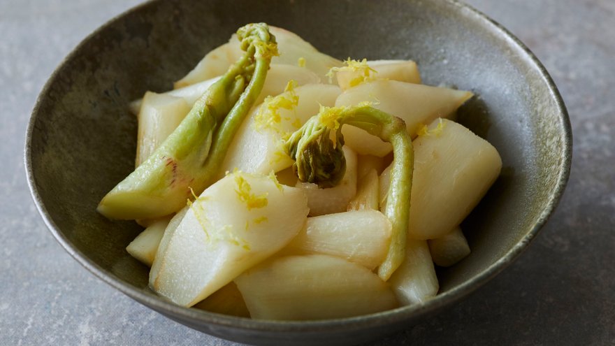 うどのレモン塩きんぴら