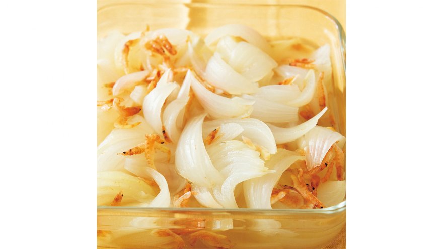 新たまねぎと桜えびのサッと煮