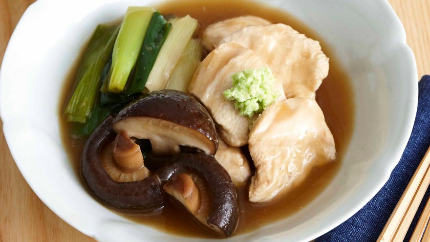 鶏の治部（じぶ）煮風