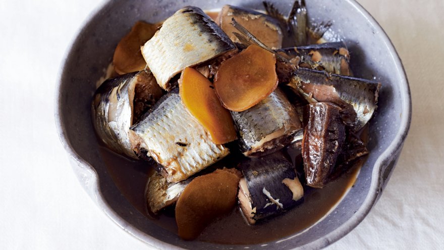 いわしの梅じょうゆ煮