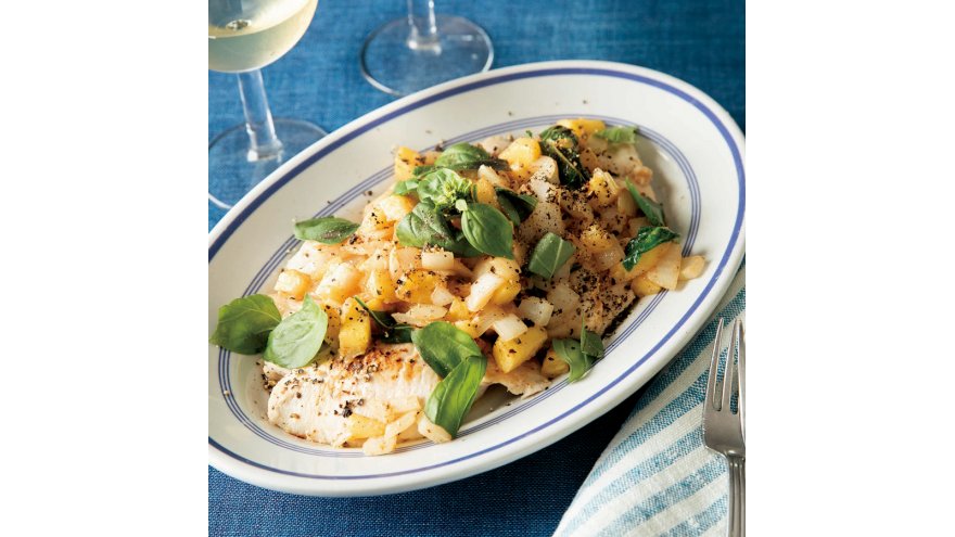 鶏むね肉のパインマリネ