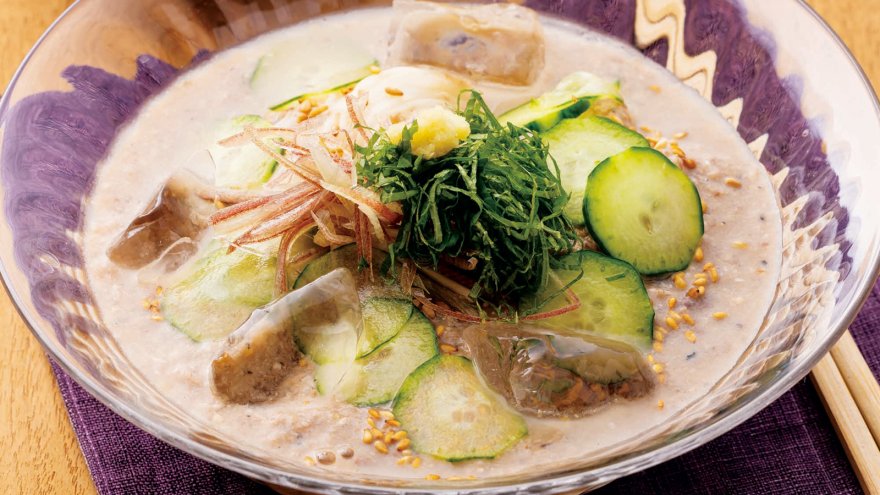 冷や汁そうめん