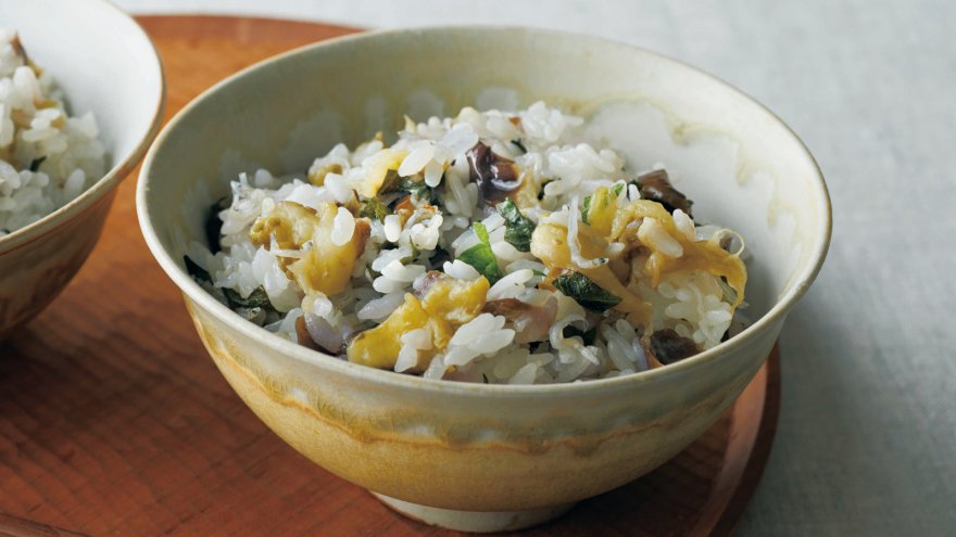 なすの炊き込みご飯