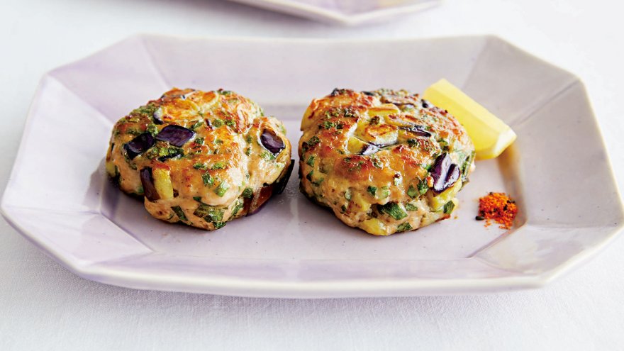 コロコロなすのしそつくね