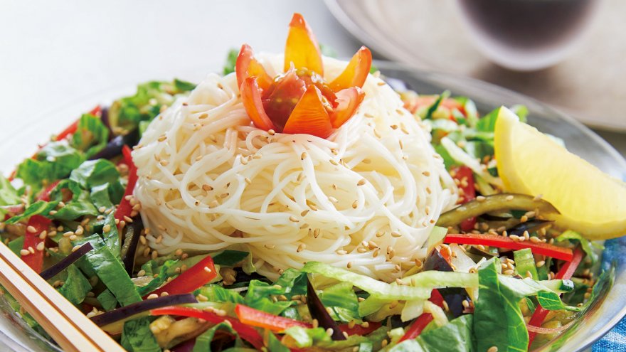 夏野菜そうめん