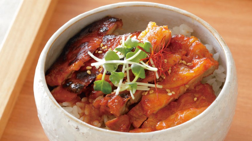 ピリ辛焼き鳥丼