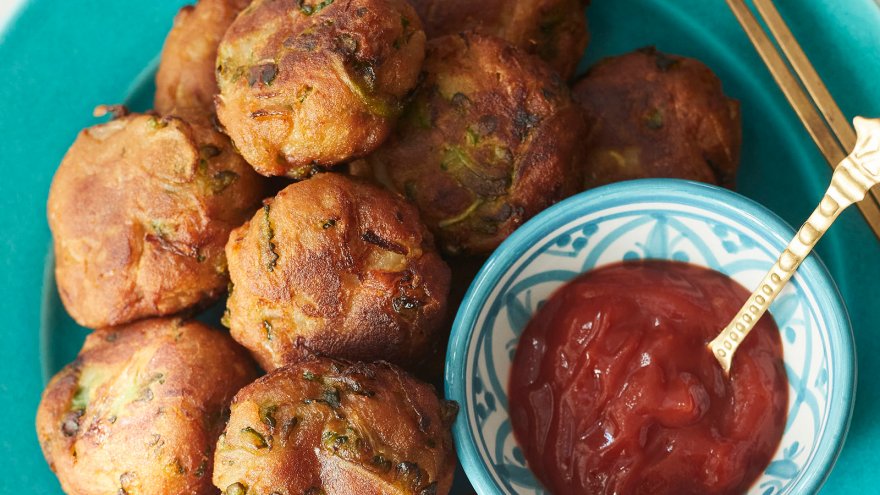 ゴーヤーのインド風天ぷら