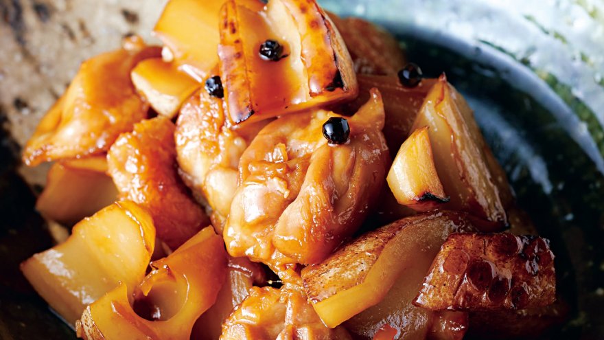 れんこん炒り鶏