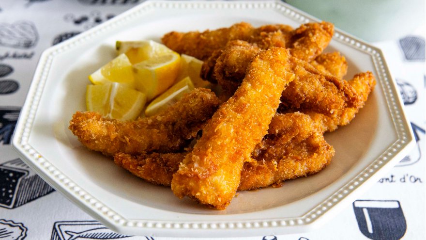 鶏むね肉のソースフライ