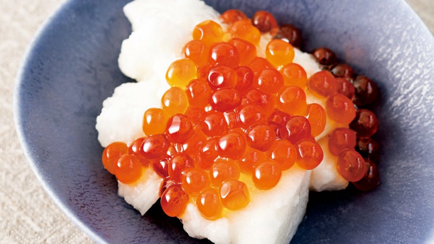 長芋のいくらあえ