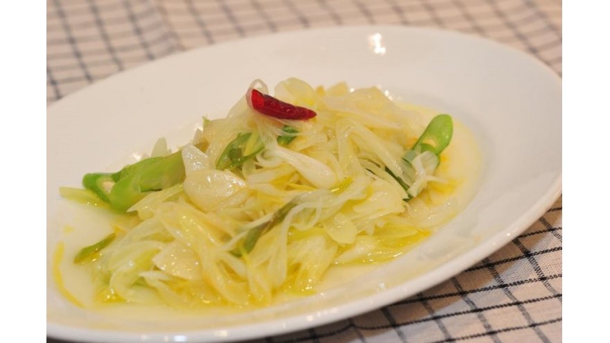 ねぎのペペロンチーノ