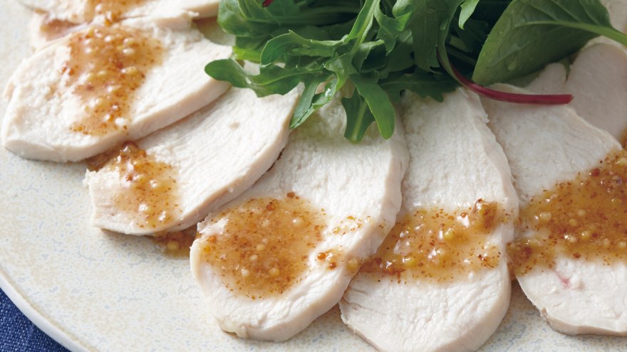 鶏ハムのカルパッチョ風