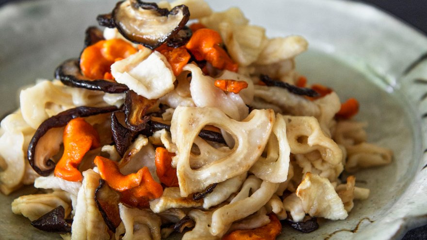 干し野菜の炒めなます