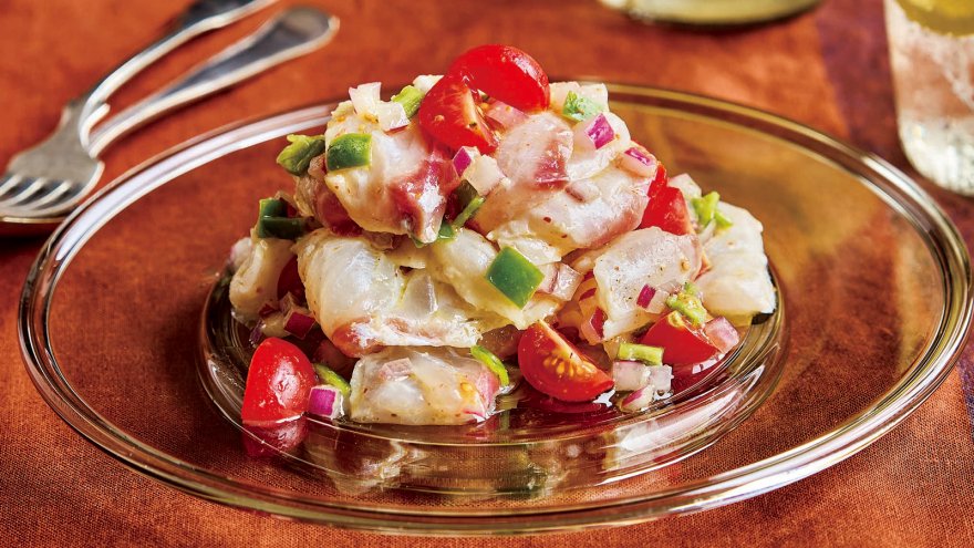 白身魚のマリネ