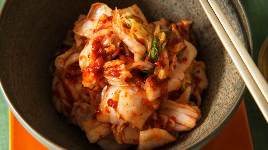 塩もみ白菜の即席キムチ