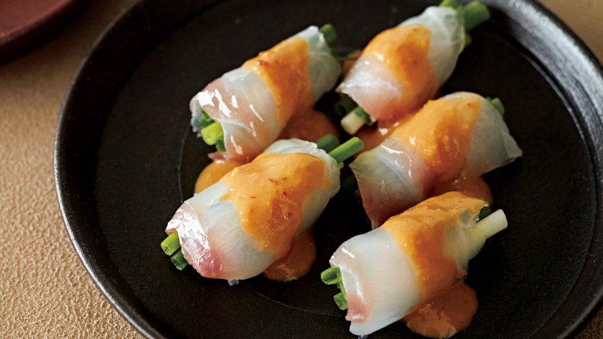 鯛のねぎ巻き