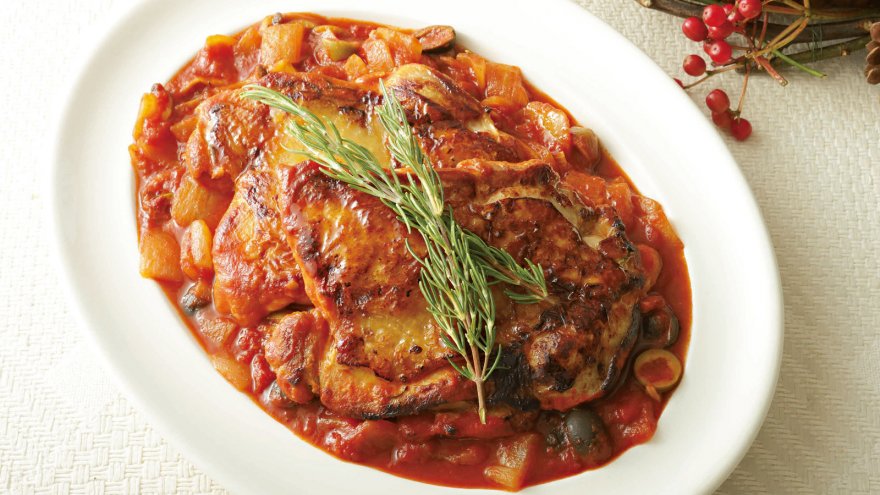 チキンのトマト煮込み