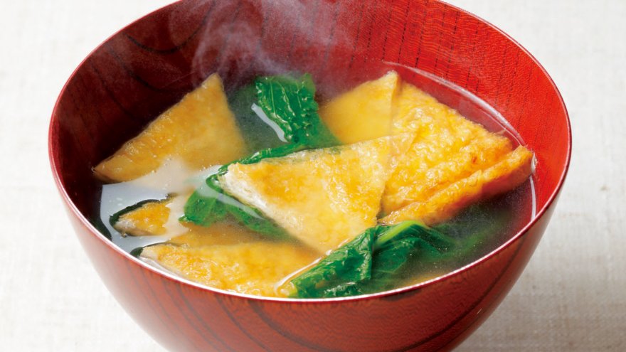 かぶの葉の吸い物