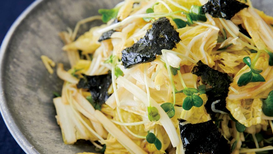 白菜ののりしらすあえ