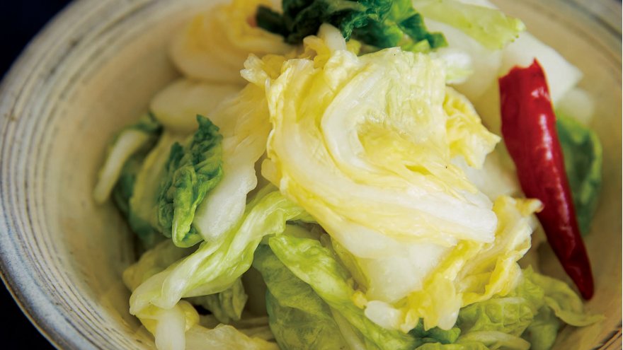白菜の昆布漬け