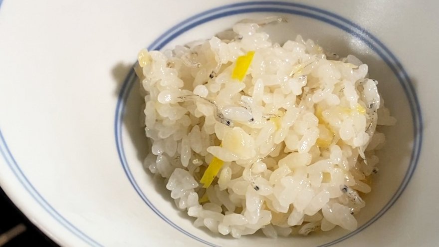 しらす干しの菜飯（ツァイファン）