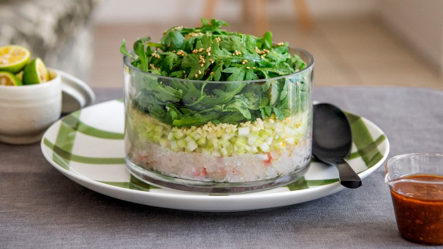 白身魚のタルタル仕立て