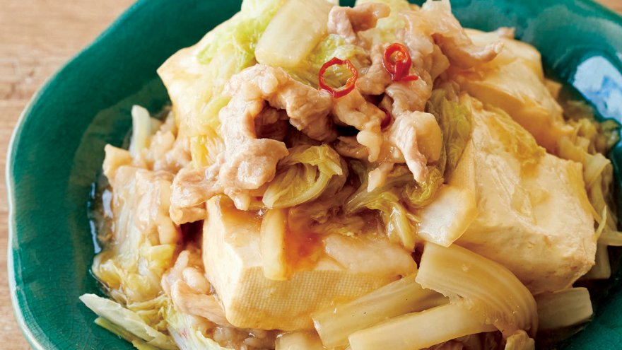 豚ももの肉豆腐