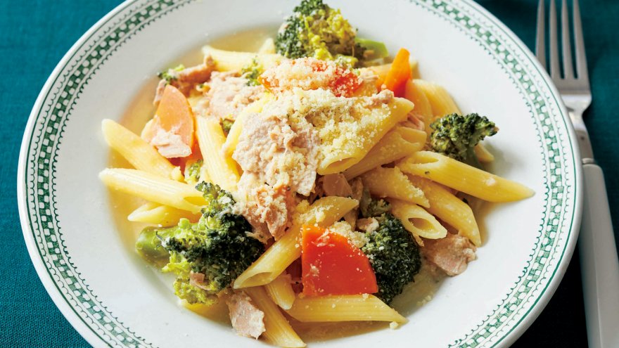 ツナの豆乳ペンネ