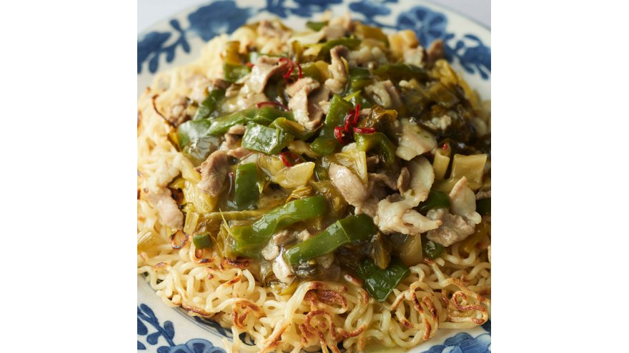 高ピーあんかけ焼きそば