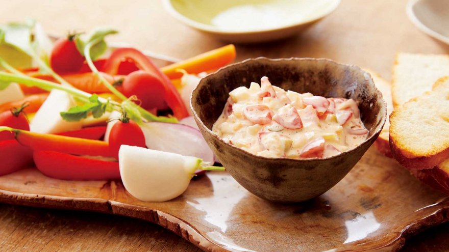 ミニトマトのタルタルディップ