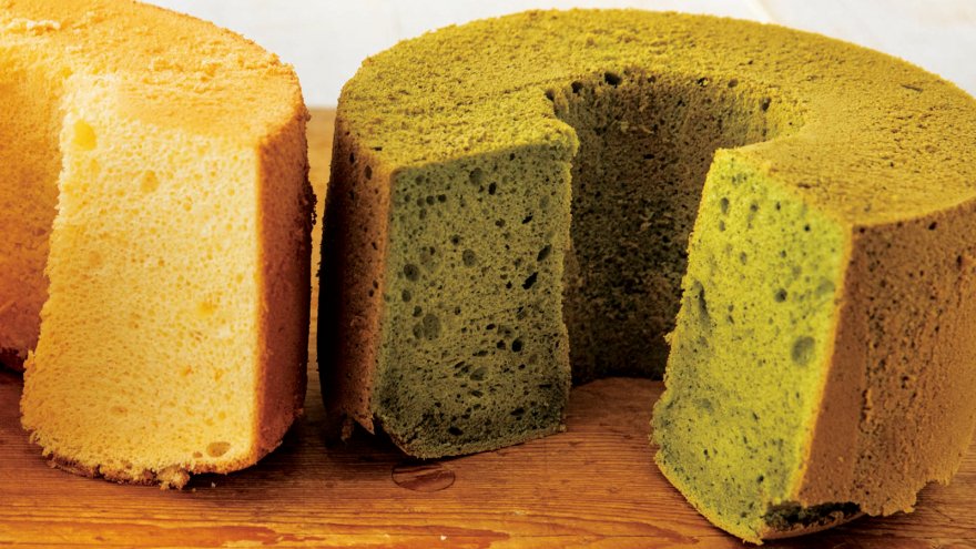 抹茶シフォンケーキ