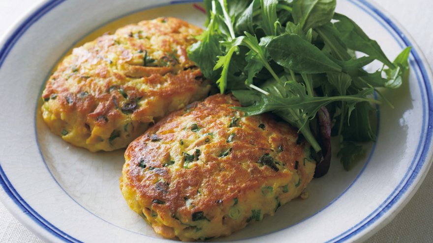 ツナ缶ポテトバーグ