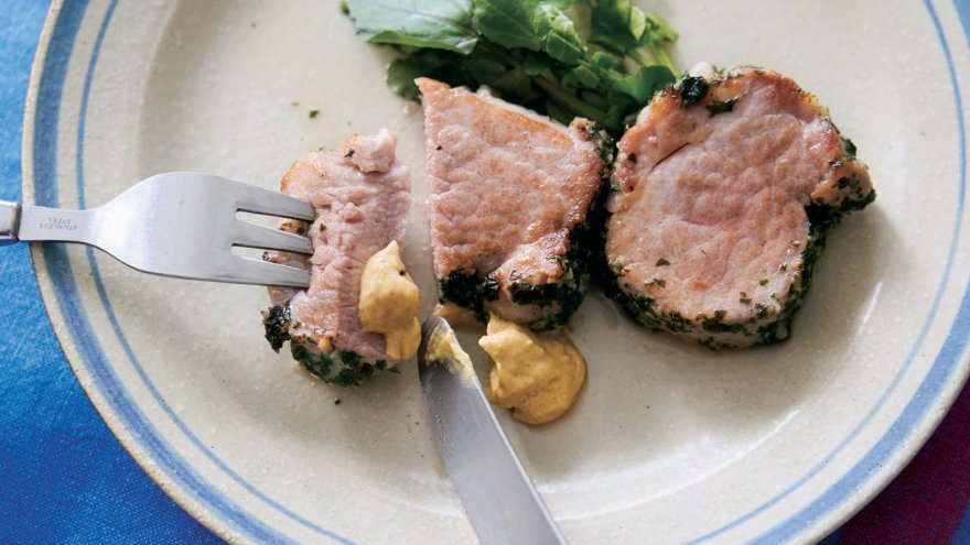 豚ヒレのハーブソテー