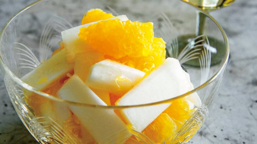 うどの甘夏サラダ